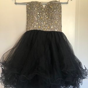 Short black dress